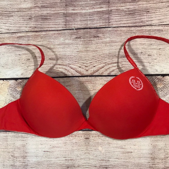 PINK Victoria's Secret Other - Victoria’s Secret pink 36 b bra push up red